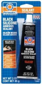SILIKONI MUSTA  3oz PERMATEX EI MOOTTORIIN