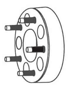 SPACER 5X45 15 PAKSU 12 STUDIT 715 keskireikä