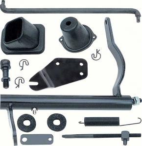LINKKU PUSLA KIINNITYS SRJ  CamaroFireb 67 BB V8 Clutch Linkage