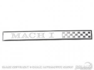 MERKKI KOJELAUDAN  MACH 1 196970 FORD MUST