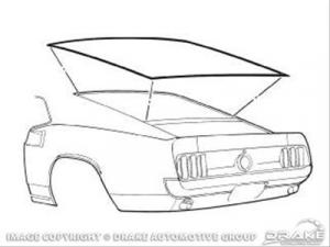 TIIVISTE TAKALASIN MUSTANG 196970 FB 42084D DC