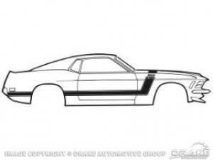 TEIPPISARJA BOSS 302  70 MUSTA