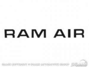TARRA KONEPELTIIN RAM AIR MUSTANG 197172 MUSTA