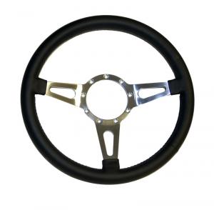 RATTI MUSTANG 196573 14 nahka musta 9reikä kiinnitys keskiöön
